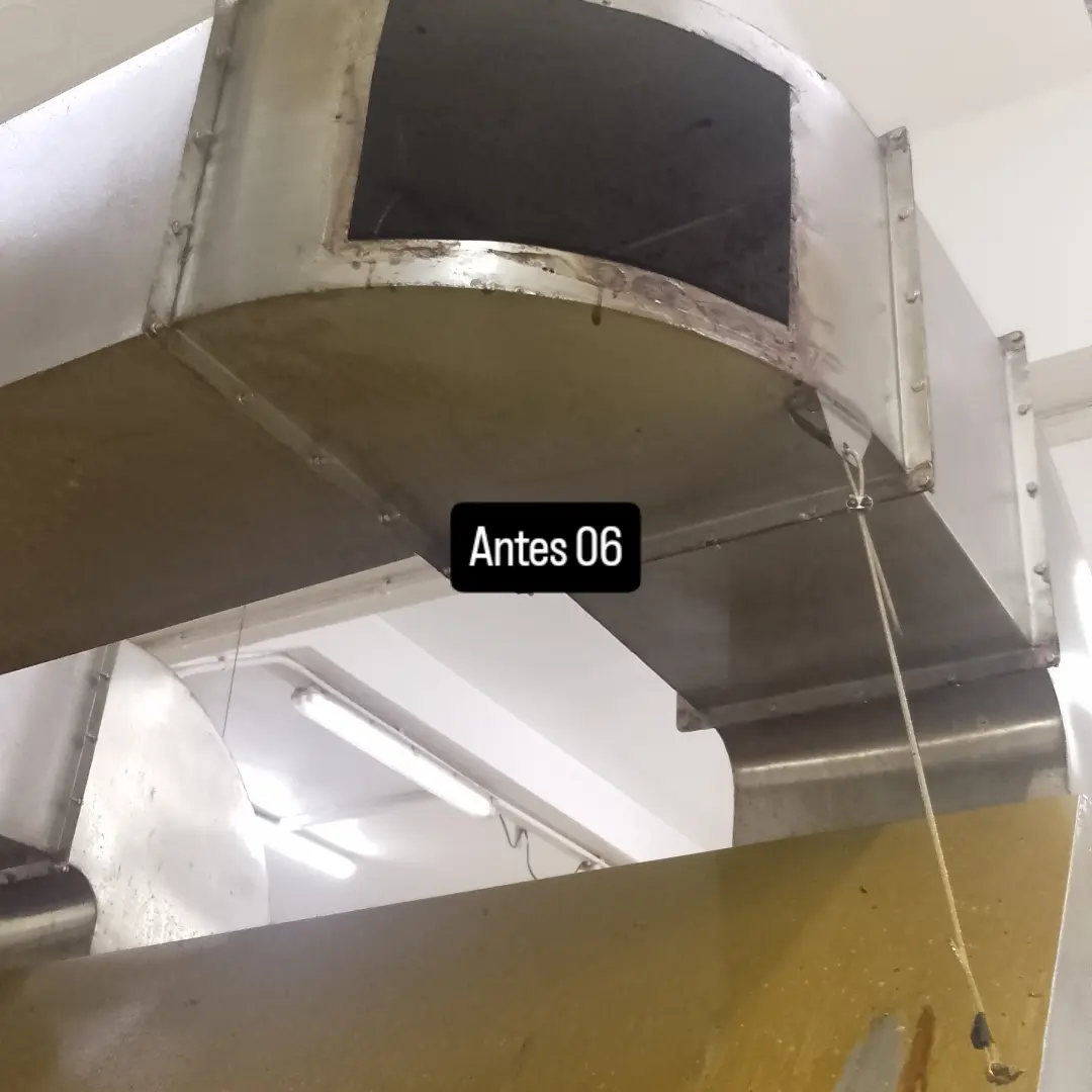 Coifa Externa — antes da limpeza